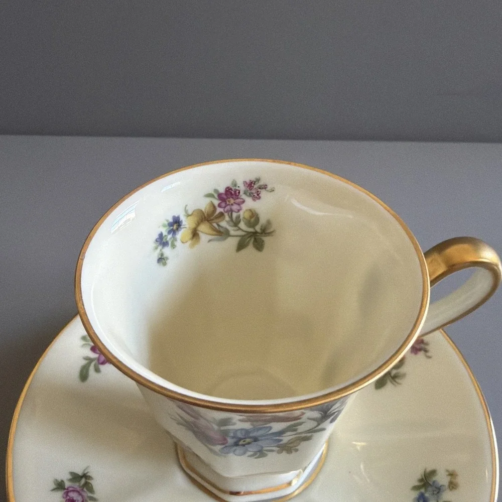 Vintage P.T. Bavaria Tirschenreuth Demitasse Cup & Saucer 